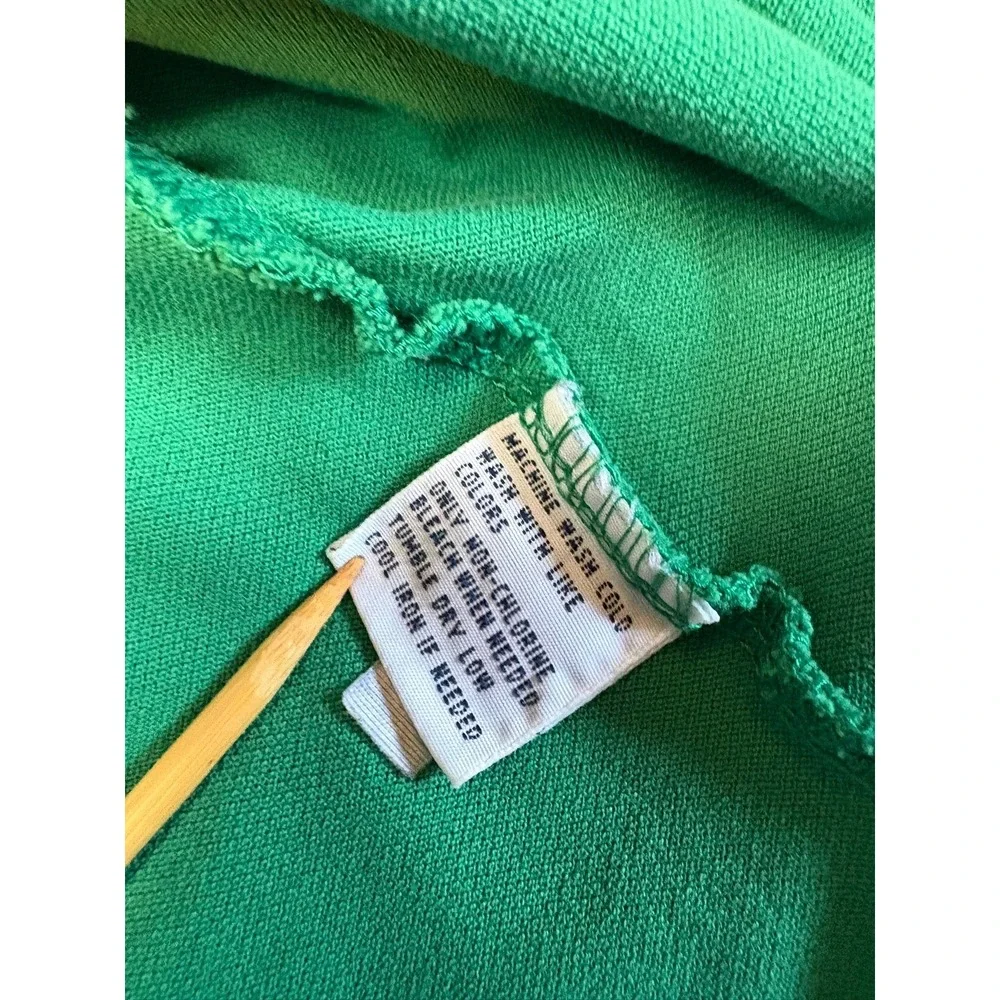 Polo Ralph Lauren Polo Shirt 2XLT Green Pima Stretch Mesh Purple Pony Logo Tall